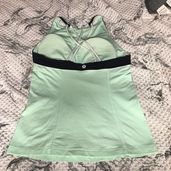 Lululemon Mint Green And Black Trim Tank - Picture 8 of 10